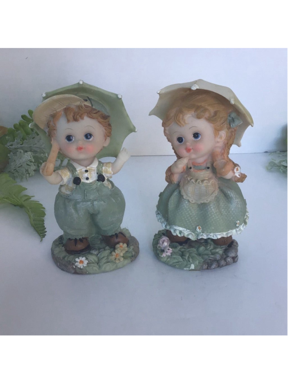 Greenbriar Boy and Girl Figurines